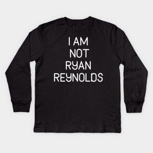 Ryan Reynolds Kids Long Sleeve T-Shirt